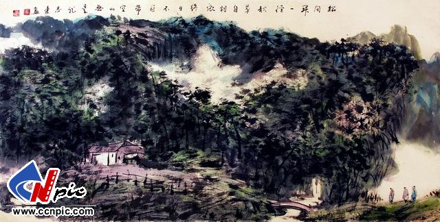 China, Hunan, Changsha, Qiao Zhidong, painter, artist, Chinese ־1944ĴϳУйо꣬2006ڱԺɽˮаޣʦСɡΪЭԱʡֱ黭ЭԱʡŸ黭Ժҡ